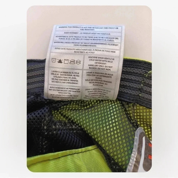 Fly Motocross Motorcycle Riding Pants Black, Lime & Blue Size 30 - Picture 8 of 12